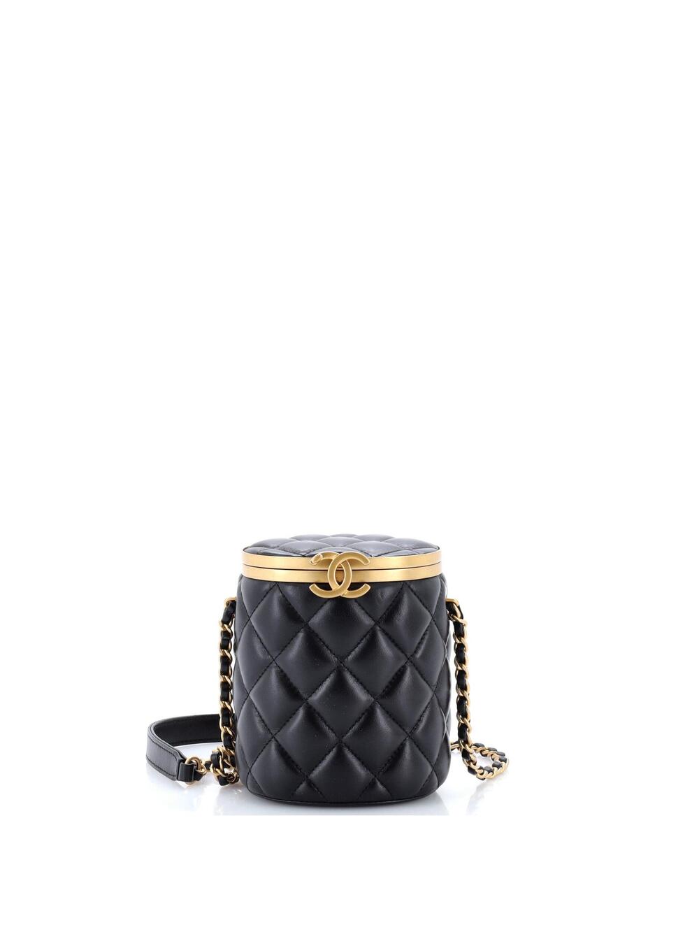 Chanel Crown Box Vanity Bag Quilted #373261C34B